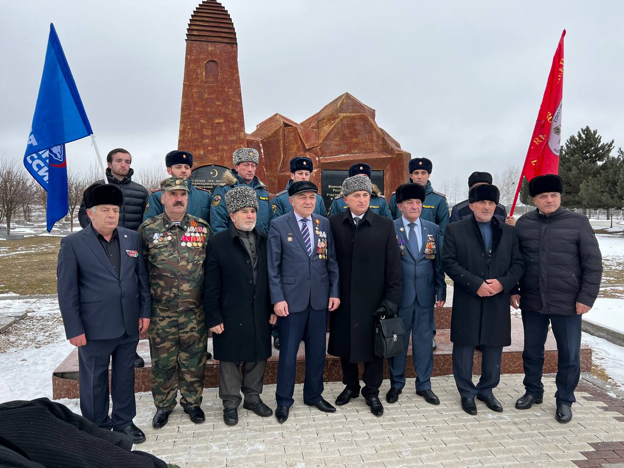 Единороссы приняли участие в митинге посвященному 34-ой годовщине вывода Советских войск из Афганистана.